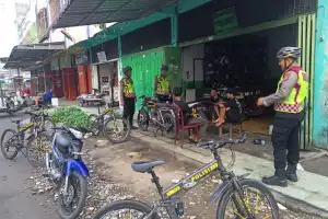Jangkau Sudut Jalanan, Polisi Aceh Tamiang Patroli Pakai Sepeda