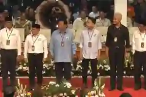 KPU Undi Nomor Urut Capres-Cawapres 2024, Ini Hasilnya