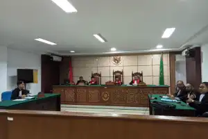 Sekretaris BKKP3A Jalani Sidang Dakwaan Kasus Korupsi BOKB Aceh Selatan