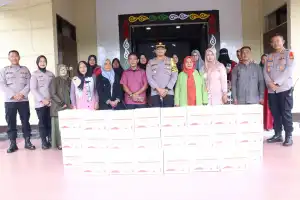 Polres Bener Meriah Serahkan Bantuan untuk Janda Korban Konflik