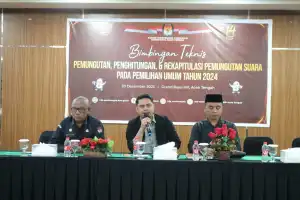 885 PPS di Aceh Tengah Ikut Bimtek Pemungutan dan Penghitungan Suara Pemilu 2024