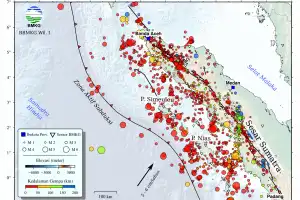 Aceh dan Sumut Diguncang 2.000 Gempa Sepanjang 2023