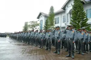 1.056 Satlinmas di Bener Meriah Siap Amankan TPS Pemilu 2024