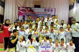 Atlet Bener Meriah Boyong 33 Medali Piala Mualem Taekwondo Championship 2023