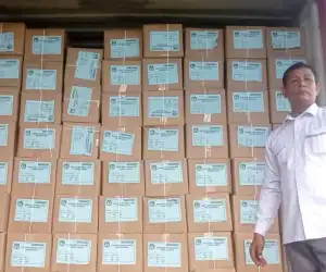 KIP Aceh Utara Terima Kertas Suara Pemilu 2024