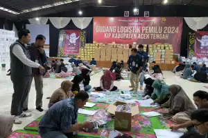 287 Surat Suara untuk Pemilihan DPRK Aceh Tengah Rusak