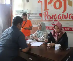 442 Pengawas TPS di Abdya Ikut Tes Urine