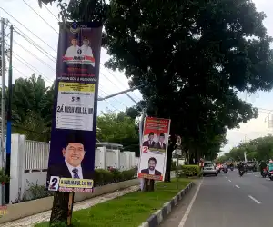 Banyak Caleg di Aceh Ngutang Biaya Cetak Baliho