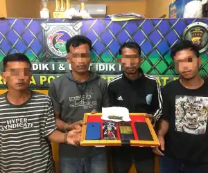 Polisi Tangkap Empat Pengedar Ganja Warga Babahrot Abdya 