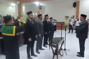 DPRK Pidie Lantik Empat Anggota PAW dari PDA