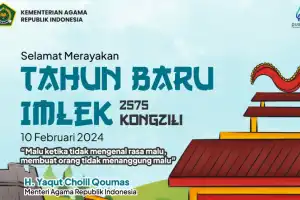 Tahun Baru Imlek, Menag Doakan Pemilu Lancar dan Ajak Hormati Perbedaan