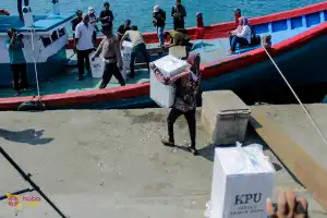 Distribusi Logistik Pemilu ke Pulau Terluar Aceh