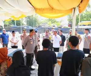 Kapolda Aceh Tinjau Kesiapan Pemilu di Pidie