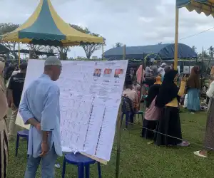 Antusias Warga Abdya Ikut Pemilu 2024, Pulang dari RS Langsung ke TPS