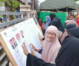 Suasana Pemilu di Gampong Keutapang Pidie
