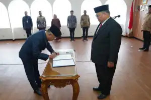 Lantik Lima Anggota Panwaslih Aceh, Ketua Bawaslu RI Ingatkan Hal Ini