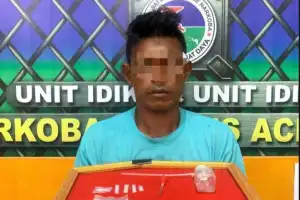 Polres Abdya Amankan Pria Diduga Pengguna Sabu Asal Nagan Raya