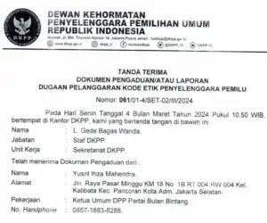 Yusril Ihza Mahendra Laporkan Dugaan Pelanggaran Pemilu di Simeulue ke DKPP