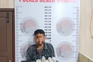 Polisi Ringkus Pemuda Pengedar Sabu di Bener Meriah