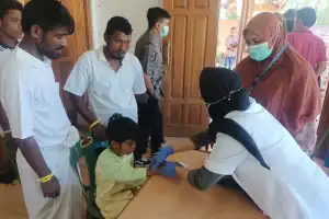 Cegah Penularan Penyakit, Dinkes Aceh Barat Rutin Cek Kesehatan Pengungsi Rohingya