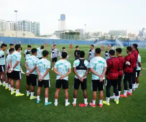 Skuad Garuda Muda Jalani Latihan di Dubai Jelang Piala Asia U-23