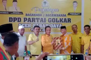 Salman Alfarisi Resmi Mendaftar jadi Bakal Cabup di Partai Golkar Abdya