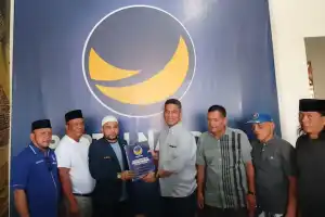 Setelah Demokrat dan Gerindra, Pandi Sikel Daftar Balon Bupati ke NasDem