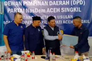 Partai NasDem Aceh Singkil Serahkan Enam Nama Bakal Calon Kepala Daerah ke DPW Aceh