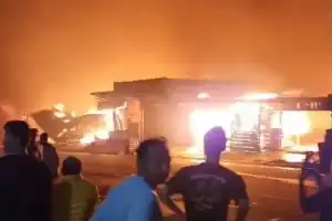 Sepuluh Rumah Warga Bener Meriah Terbakar