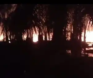 Penyebab Sumur Minyak di�Aceh Timur Terbakar