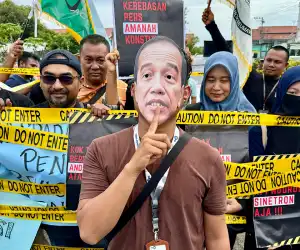 Massa Jurnalis Tolak Revisi UU Penyiaran, Anggota Dewan Lhokseumawe Dinilai tak Peka