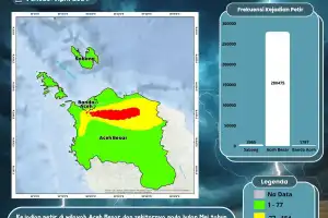 Ratusan Ribu Sambaran Petir Terjadi di Aceh Selama Sebulan