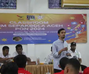 Atlet Sepak Bola PON Aceh Diwanti-wanti Lebih Bijak Tanggapi Kritikan Netizen