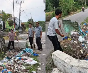 Reje Pondok Ulung Surati BPBD Bener Meriah, Minta Turunkan Alat Berat Bersihkan Sampah di Jalan
