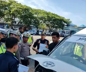 Polantas Lhokseumawe Cek Urine, Satu Sopir Positif Narkoba