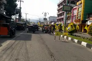 BPJN Perbaiki Jalan Nasional Berlubang di Perbatasan Aceh Tenggara