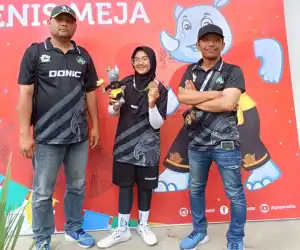 Atlet Tenis Meja Bener Meriah Raih Medali Perunggu