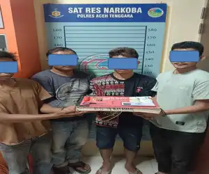 Polisi Tangkap Pengedar dan Pembeli Sabu di Aceh Tenggara