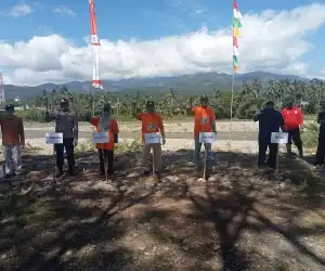 Pemkab Agara Tanam Rumput Vetiver Sepanjang Sungai Kali Alas