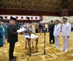 Bustami Lantik Tiga Kepala Daerah di Aceh