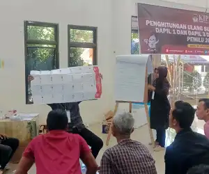 Hasil Hitung Ulang Suara DPRK Pijay: Partai Aceh Berkurang, PAN dan NasDem Naik