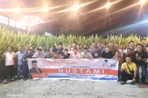 RBT Abdya Deklarasi Dukung Bustami sebagai Cagub Aceh
