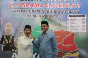 Yusran Adek Resmi Dampingi Salman Alfarisi di Pilkada Abdya