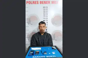 Polisi Ringkus Pemuda Pengedar Sabu di Bener Meriah