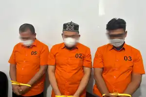 Tiga Tersangka Korupsi Wastafel Ditahan di Rutan Kajhu