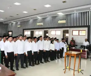 Panwaslih Agara Lantik 48 Panwascam Pilkada 2024