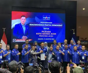 Demokrat Dukung Aminullah-Isnaini di Pilwalkot Banda Aceh