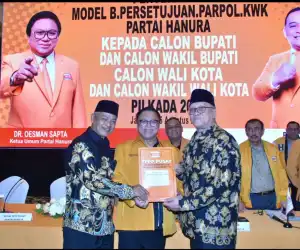 Hanura Dukung Pasangan TaGar di Pilkada Bener Meriah