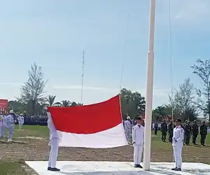 Aceh Singkil Gelar Upacara HUT ke-79 RI di GOR Kasim Tagok