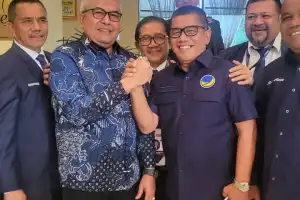 Muslim Ayub dan Bustami Hamzah Hadiri Kongres Partai NasDem di Jakarta